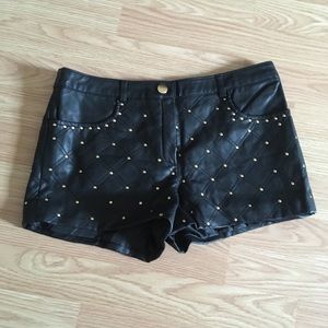 Leather short